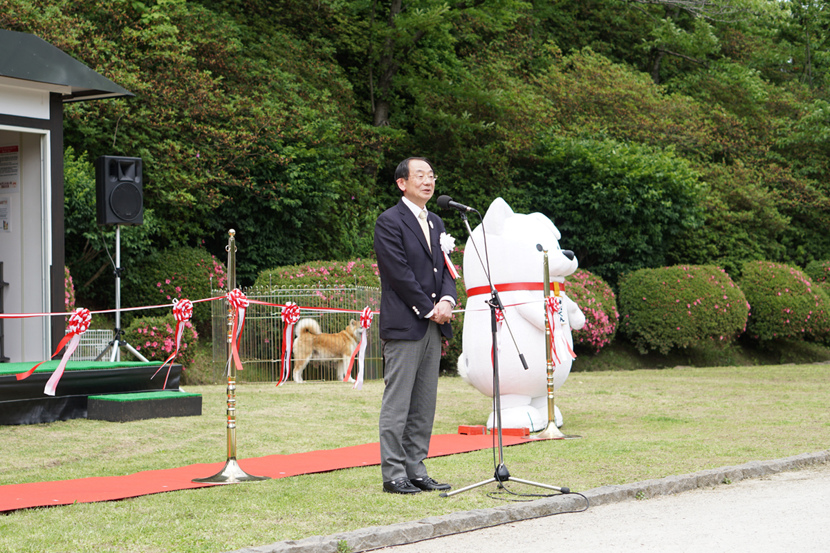 編集部取材日記◆秋田犬ふれあい処 in 千秋公園 オープニングイベント