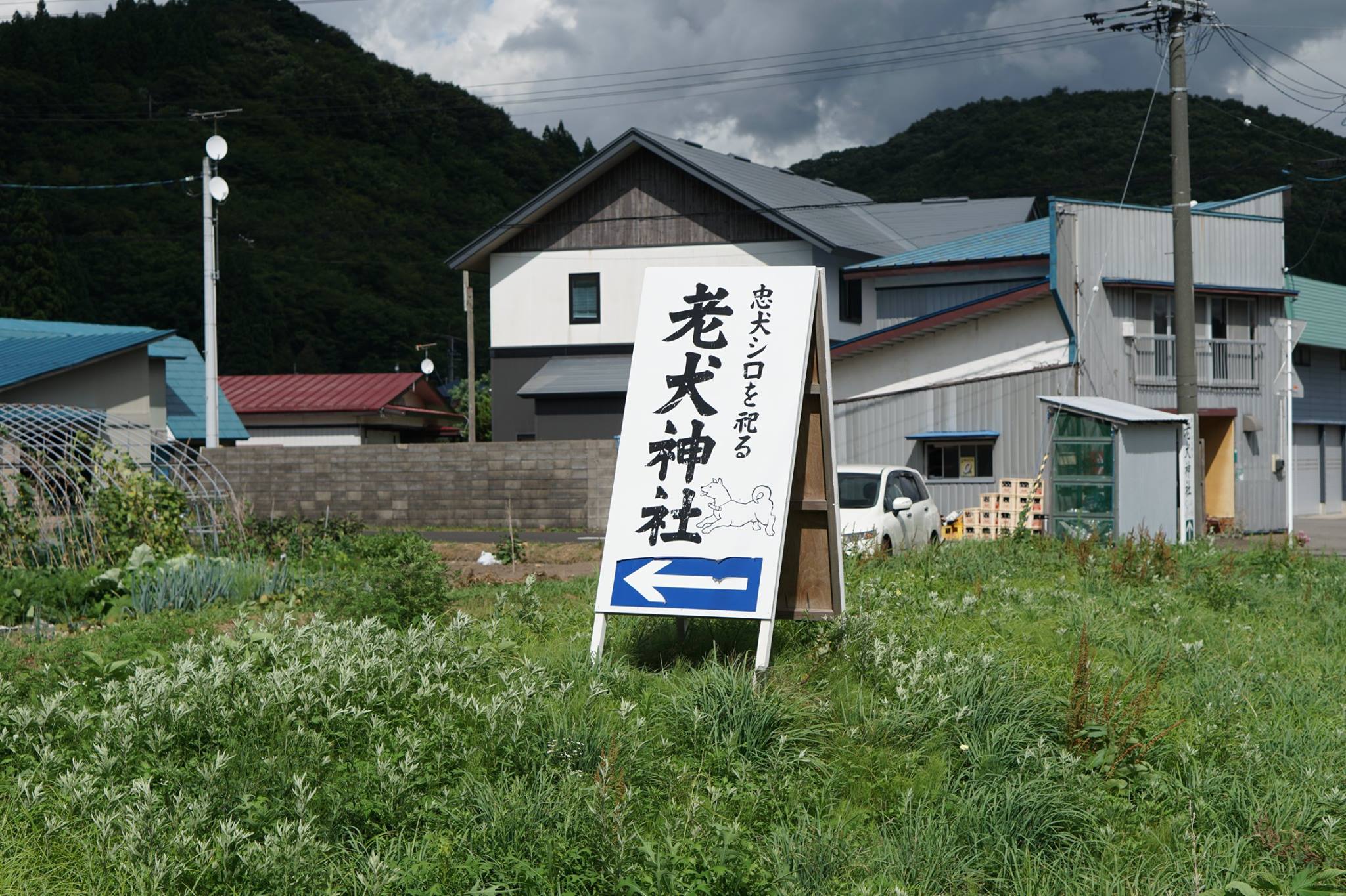 秋田犬の伝説を追って◆老犬神社への行き方